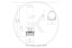 Помпа с резервуаром EK-Quantum Kinetic TBE 300 D5 PWM D-RGB - Acetal